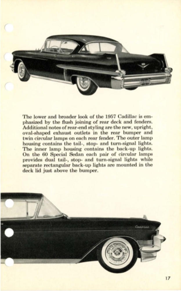 1957 Cadillac Salesmans Data Book Page 27